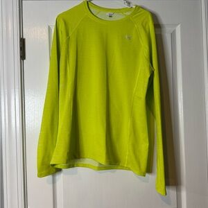 Under Armour scuba style sweatshirt size XL neon yellow
